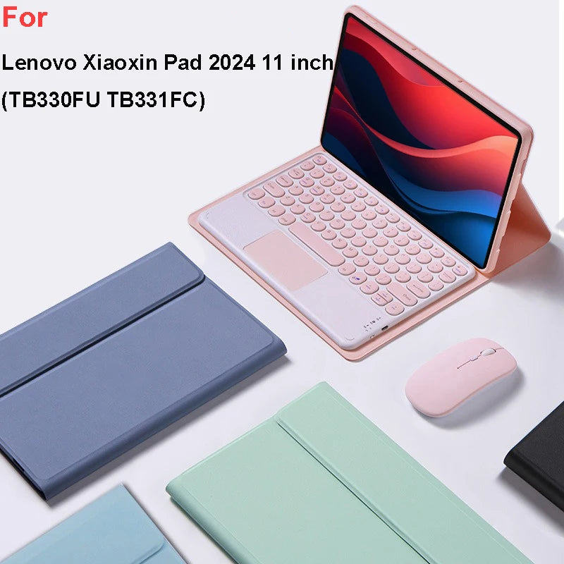 Detachable Bluetooth Keyboard Case for Lenovo Xiaoxin Pad 2024