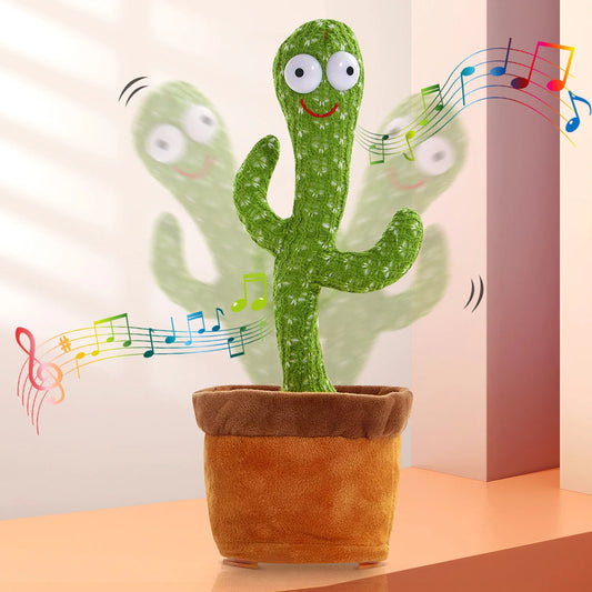 Rechargeable Dancing Cactus Plush Toy