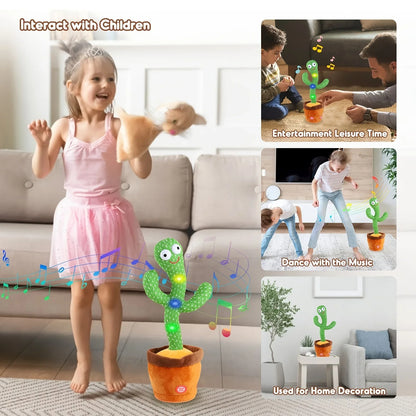 Rechargeable Dancing Cactus Plush Toy