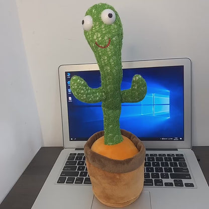 Rechargeable Dancing Cactus Plush Toy