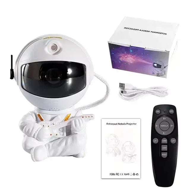 Astronaut Star Projector Galaxy Night Light