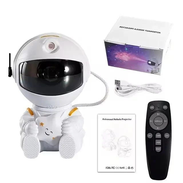 Astronaut Star Projector Galaxy Night Light